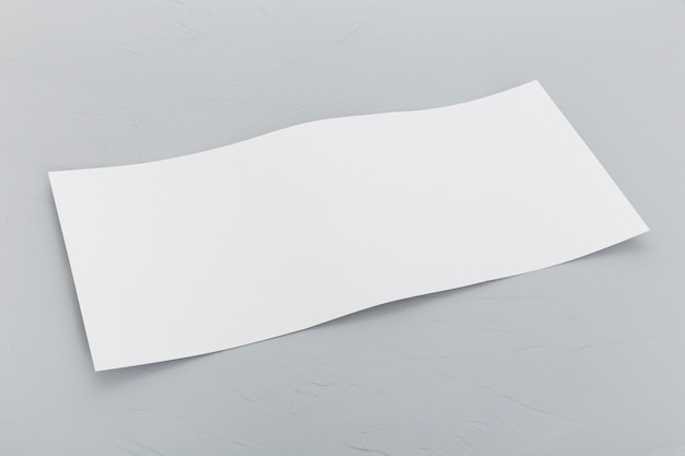 Brochure Rectangle à Angle élevé Sur Le Bureau