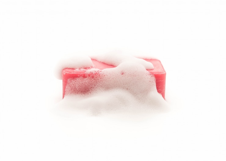 Photo gratuit bulle de savon rose