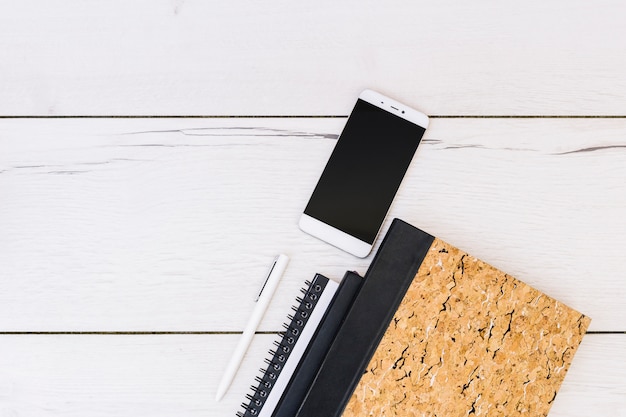 Bureau bureau avec objets