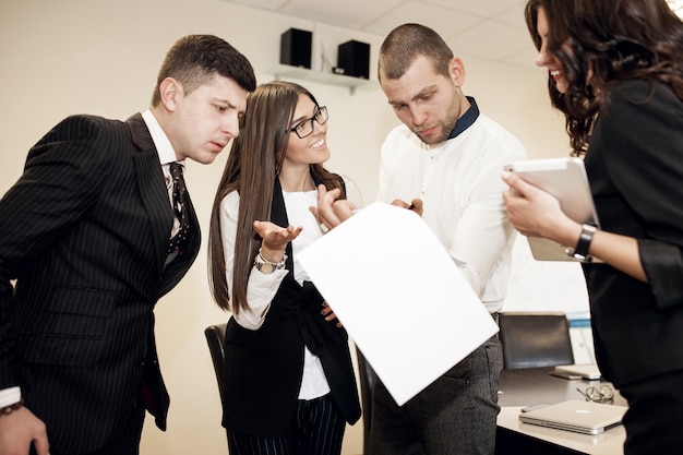 Bureau de formation de discussion en groupe de busines