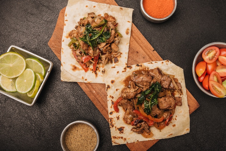 Photo gratuit burritos