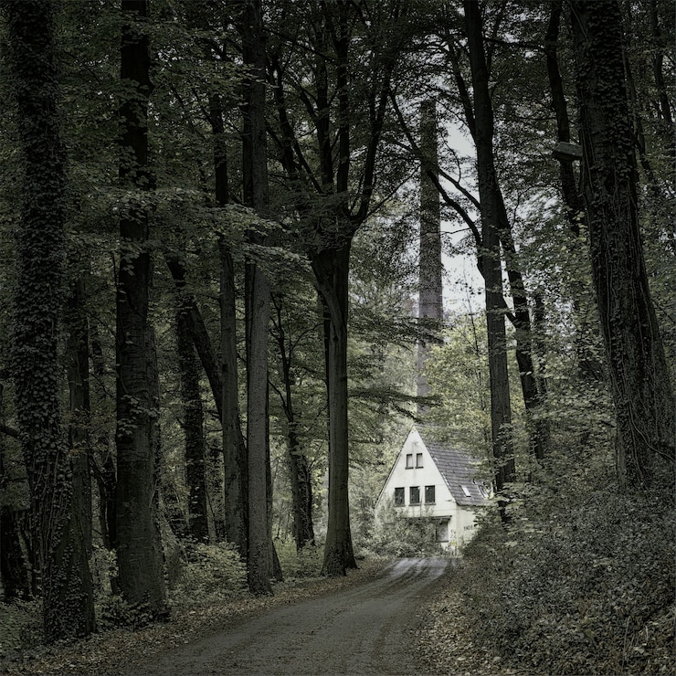 Photo gratuit cabane blanche