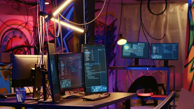 Une cachette utilisée comme refuge pour le crime par les hackers.