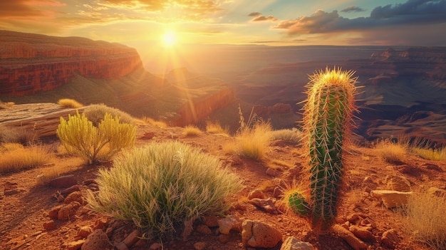 Photo gratuite cactus du désert dans la nature