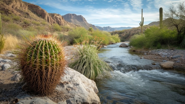 Photo gratuite cactus du désert dans la nature