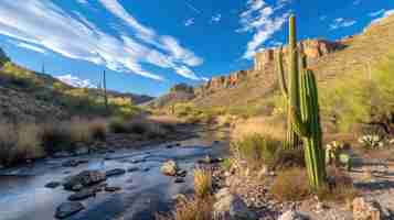 Photo gratuite cactus du désert dans la nature