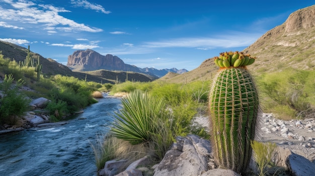 Cactus du désert dans la nature