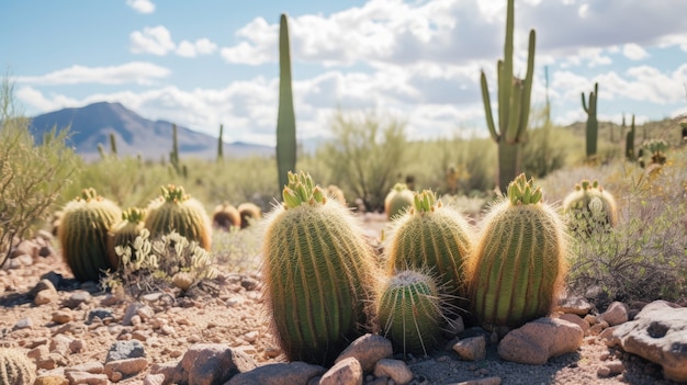 Cactus du désert dans la nature