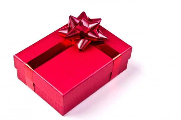 cadeaux rouges boîte