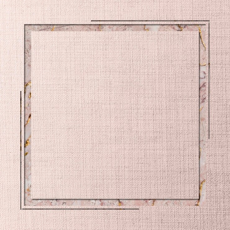 Photo gratuit cadre carré sur fond texturé de tissu rose