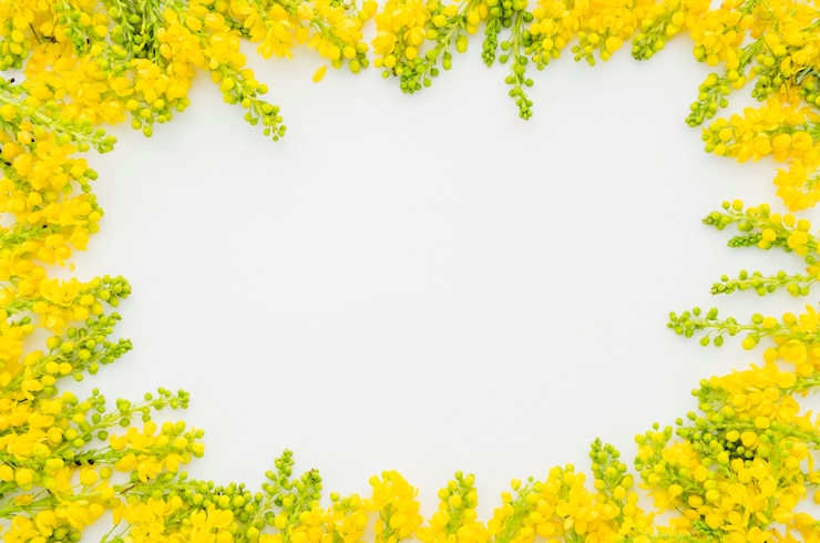 Photo gratuit cadre floral décoratif