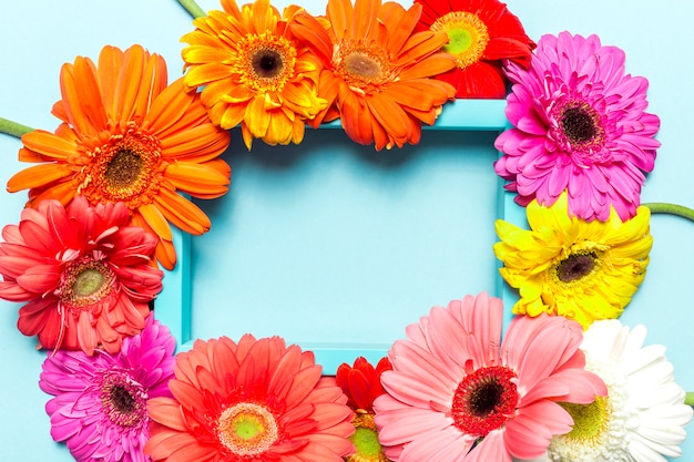 Photo gratuite cadre floral
