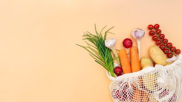 Cadre de légumes plat