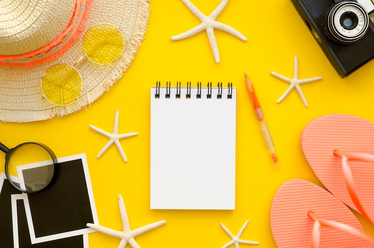 Photo gratuit cadre d'outil pour les vacances