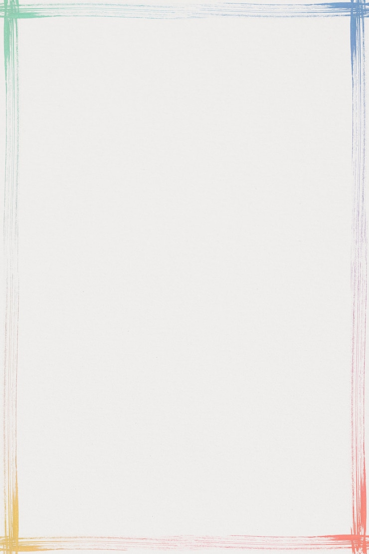 Photo gratuit cadre de trait de pinceau coloré rectangle