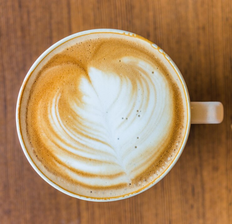 Photo gratuit café au lait