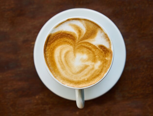cafétéria fermer matin cappuccino macro