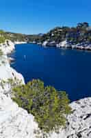 Photo gratuite calanque verticale