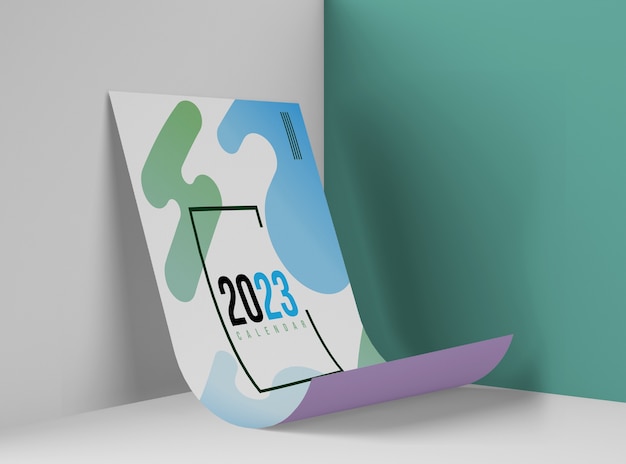 calendrier mensuel 2023 nature morte