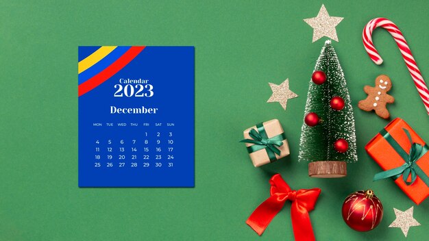 Calendrier de Noël colombien pour 2023