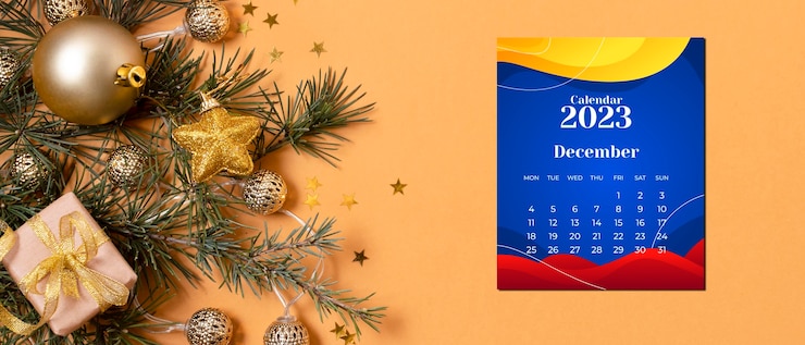Photo gratuit calendrier de noël colombien pour 2023
