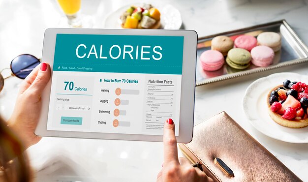 Calories Nutrition Alimentaire Exercice Concept