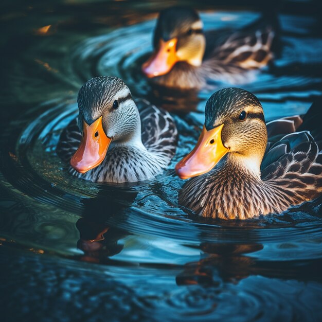 Le canard dans la nature génère une image