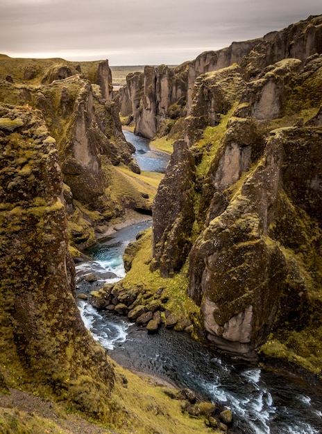 Canyon de Fjardarargljufur en Islande