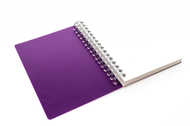 Photo gratuit carnet