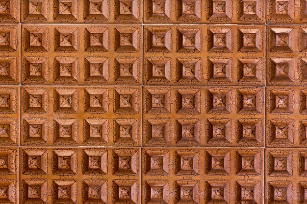 Carreaux vintage marron pour le fond