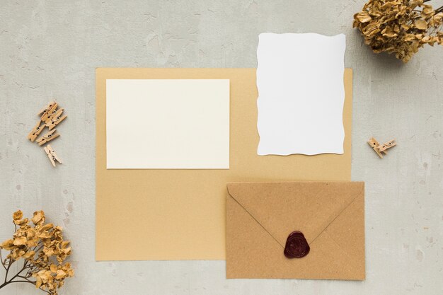 Carte d'invitations de mariage