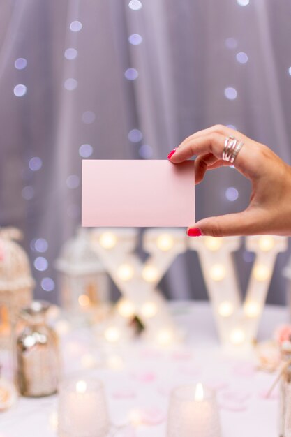 Carte vide de fête Quinceañera