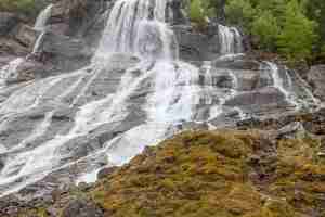 Photo gratuite cascade en norvège