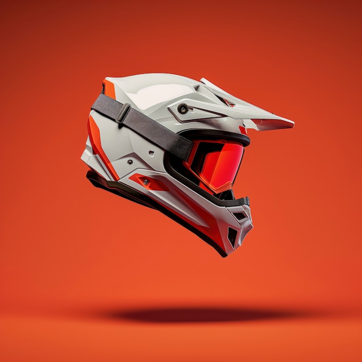 Photo gratuit un casque de moto en toute sécurité