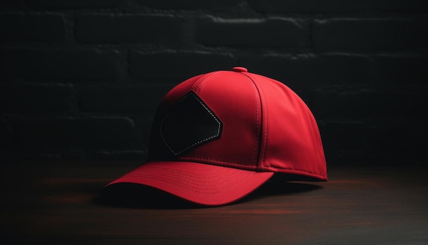 Photo gratuite la casquette de baseball moderne d'athlète symbolise la compétition générée par l'ia