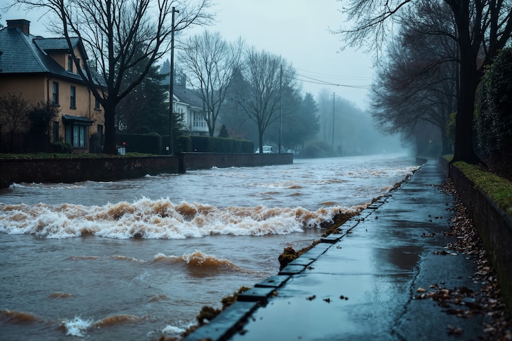 Photo gratuit une catastrophe naturelle