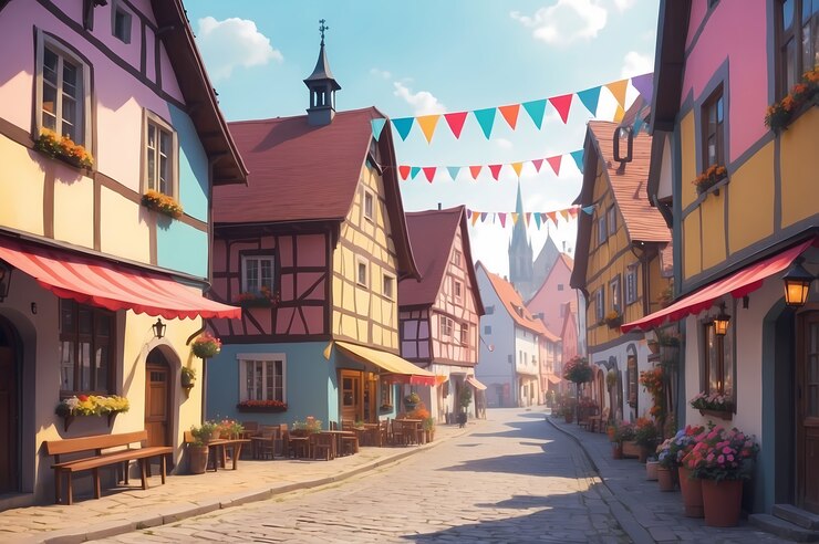 Photo gratuit célébration de l'art numérique de l'oktoberfest