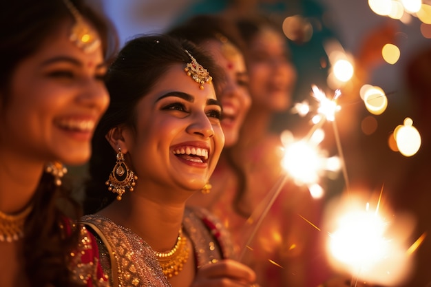 Photo gratuite célébration de la déité navratri.