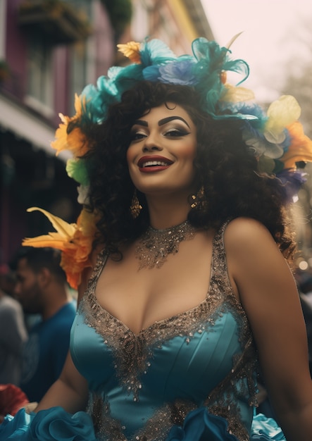 La célébration du Mardi Gras à la Nouvelle-Orléans