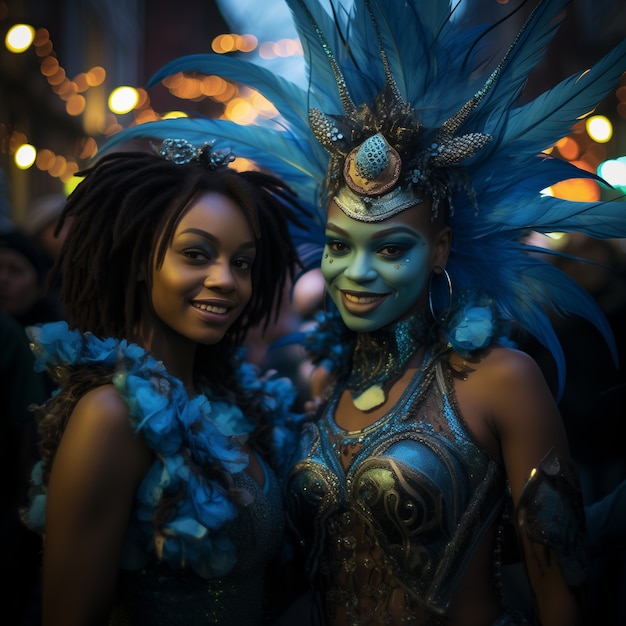 Célébration du Mardi Gras à la Nouvelle-Orléans