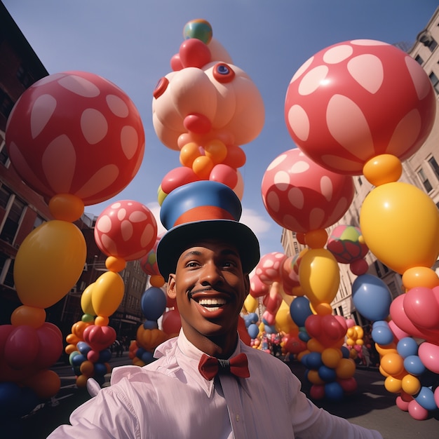 Célébration du Mardi Gras à la Nouvelle-Orléans
