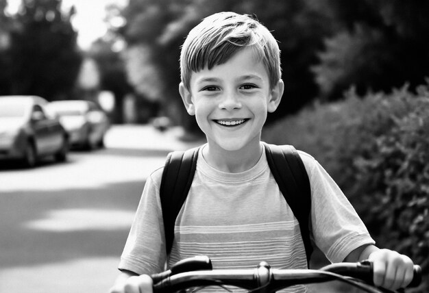 Célébration de la fête des enfants avec un joli portrait d'enfant