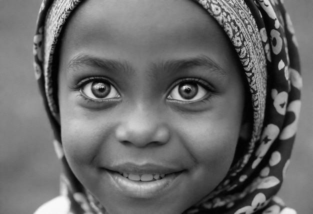 Célébration de la fête des enfants avec un joli portrait d'enfant