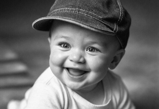 Célébration de la fête des enfants avec un joli portrait d'enfant