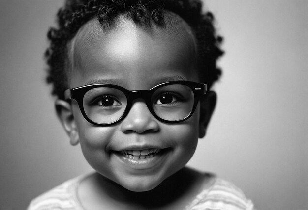 Célébration de la fête des enfants avec un joli portrait d'enfant