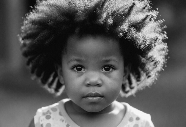 Célébration de la fête des enfants avec un joli portrait d'enfant