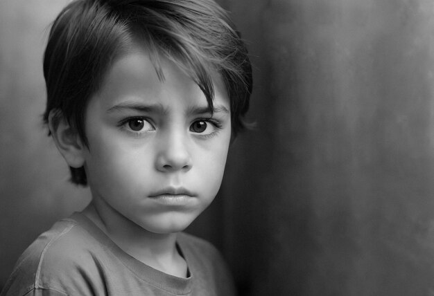 Célébration de la fête des enfants avec un joli portrait d'enfant