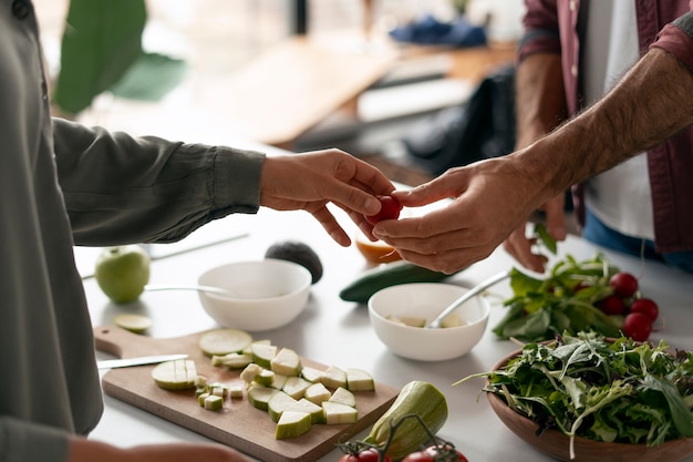 Célébration de la Journée mondiale de la santé avec des aliments nutritifs