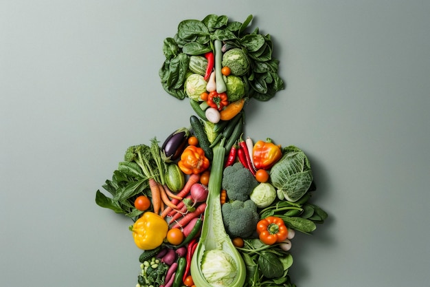 Célébration de la Journée mondiale de la santé avec de la nourriture saine.