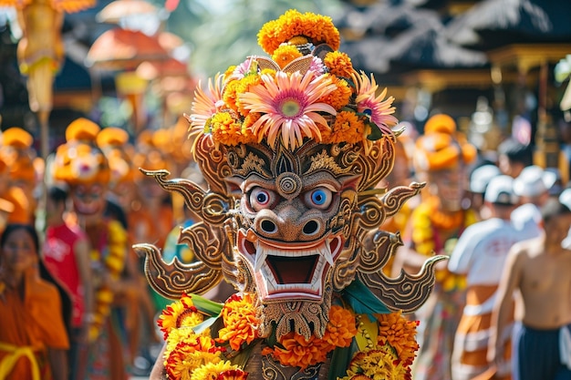 Célébration de la journée Nyepi en Indonésie